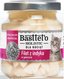Basttet'o Holistic Filet Z Indyka Dla Kociąt 130g
