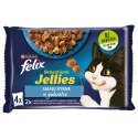 Felix Sensations Jellies Karma Dla Kota Smaki Rybne W Galaretce 4x85g