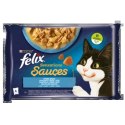 Felix Sensations Sauces Karma Dla Kota Smaki Rybne W Sosie 4x85g