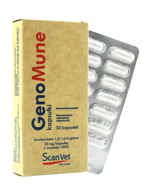 Genomune Suplement 20mg 30 Kapsułek
