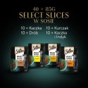 SHEBA® Selection Select Slices Drobiowe Smaki 40x85g