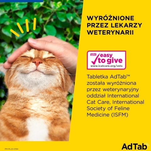 Elanco AdTab Tabletka Na Pchły I Kleszcze Dla Kotów 2-8kg 48mg