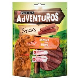 Purini Adventuros Sticks Karma dla psów Dziki Smak Bawoła 120g
