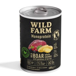 WILD FARM Monoprotein Wild Boar 400g - hipoalergiczna karma dla psa