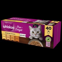 Whiskas Adult Saszetki 40 x 85g Drobiowe Frykasy Mokra Karma