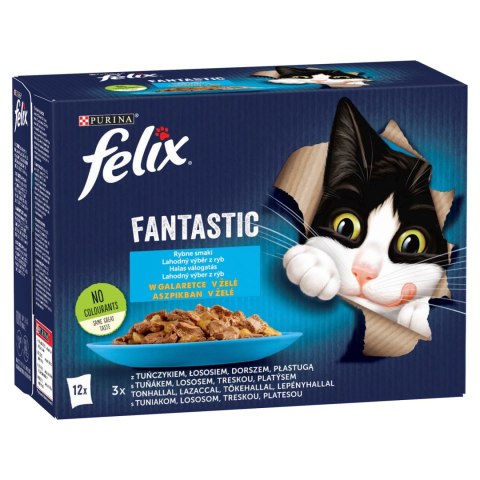 Felix Fantastic Rybne Smaki W Galaretce 12x85g