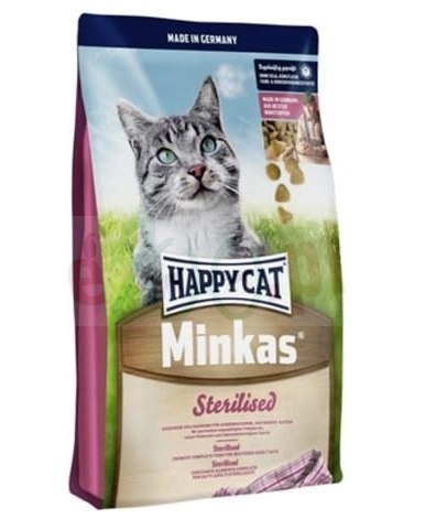 Happy Cat Minkas Sterilised Geflügel Z Drobiem 10kg
