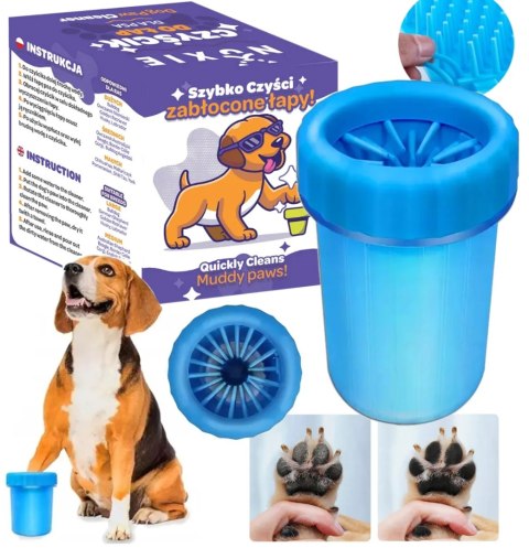 Czyścik do mycia łap dla psa kota silikonowy 11x9cm