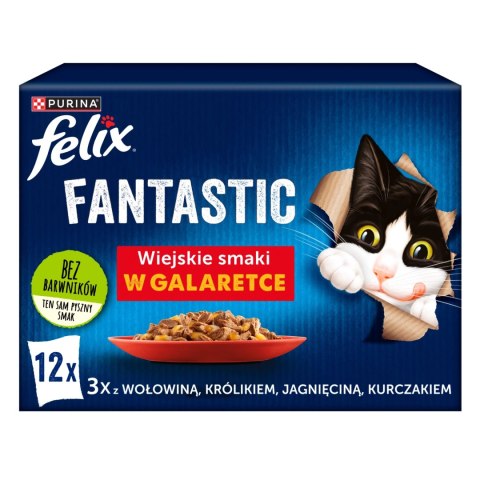 Felix Fantastic Wiejskie Smaki W Galaretce 12x85g
