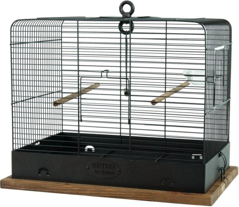 Zolux Klatka Retro Celestine Dla Ptaków 34x27x44cm Czarna