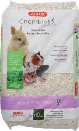 Zolux Naturalna Podściółka Z Konopi Chambiose Dla Gryzoni 60l