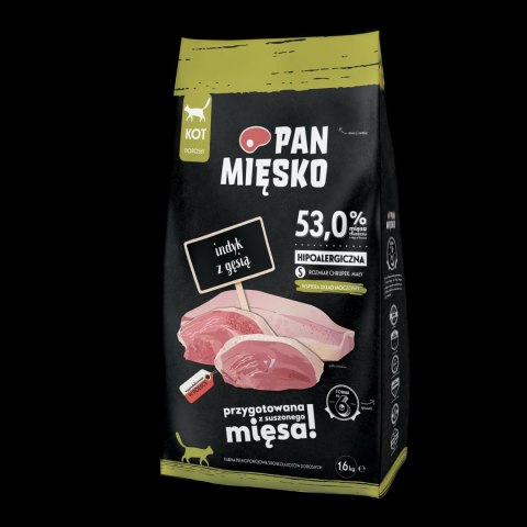PAN MIĘSKO Indyk Z Gęsią S Dla Kota 1,6kg
