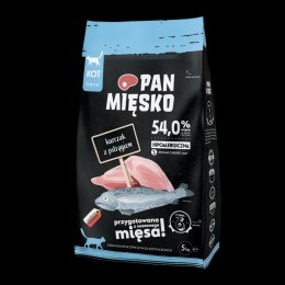 PAN MIĘSKO Kurczak Z Pstrągiem S Dla Kota 5kg
