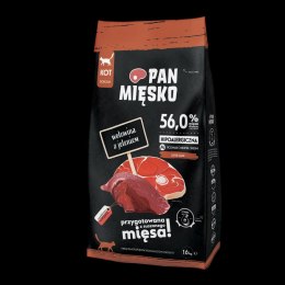 PAN MIĘSKO Wołowina Z Jeleniem M Dla Kota 1,6kg