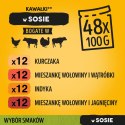 Pedigree Mokra Karma Dla Dorosłych Psów W Sosie Z Kurczakiem, Z Wołowiną, Z Indykiem, Z Jagnięciną 12x100g