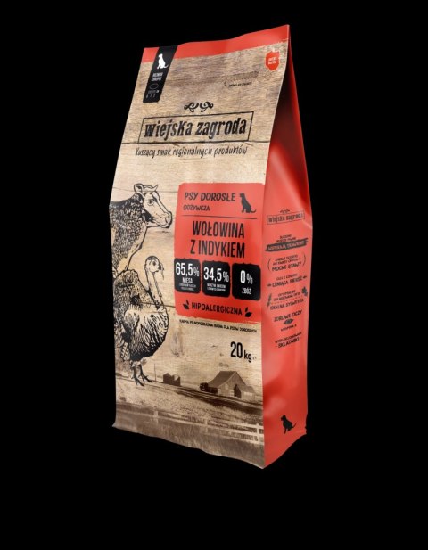 Wiejska Zagroda Wołowina Z Indykiem 20kg