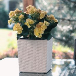 Donica JUKA 250x250 rattan - biały