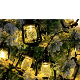 Girlanda ogrodowa solarna - 50 lampionów LED