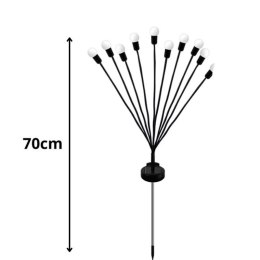 Lampa solarna ogrodowa kulki LED 2 szt.