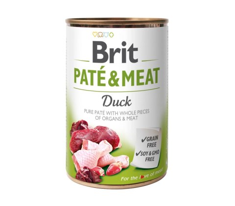 Brit Pate & Meat Z Kaczką 400g
