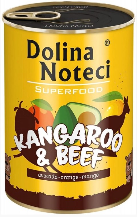 Dolina Noteci Superfood Kangur I Wołowina 400g