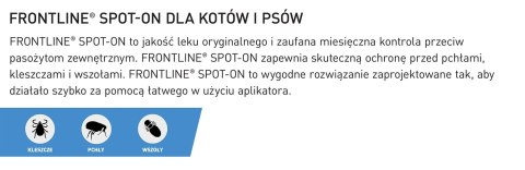 FRONTLINE Spot On Dla Kotów 3x0,5ml