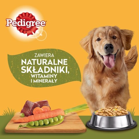 Pedigree Mokra Karma Dla Dorosłych Psów W Sosie (Z Wołowiną I Jagnięciną, Z Indykiem I Marchewką) 4x100g