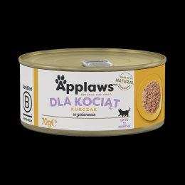 APPLAWS Kitten Chicken In Jelly Tin 70g
