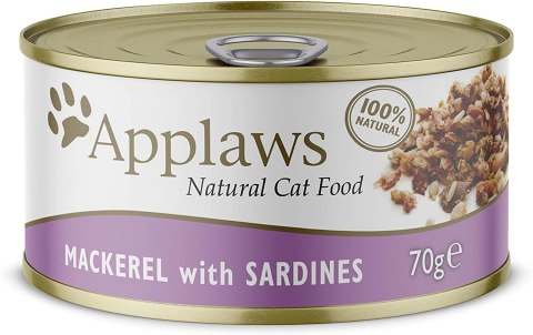 APPLAWS Mackerel With Sardine In Broth Tin 70g