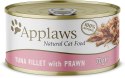 APPLAWS Tuna Fillet With Prawn In Broth Tin 70g