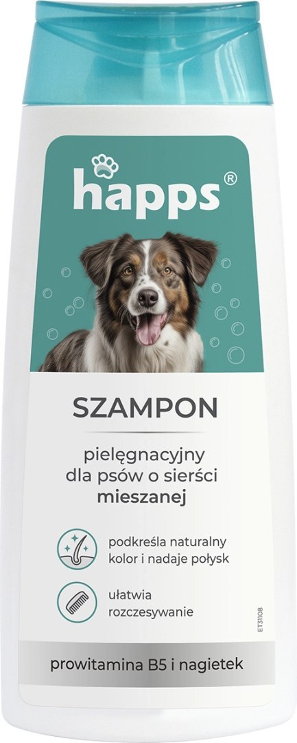 Bros Happs Szampon Pielęgnacyjny Dla Psów O Sierści Mieszanej 200ml