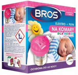 Bros Płyn Do Elektro Na Komary Dla Dzieci Od 1 Roku Życia 40ml