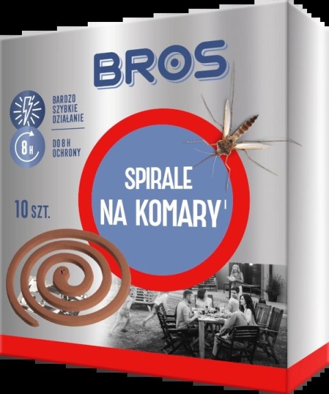 Bros Spirale Na Komary 10 szt
