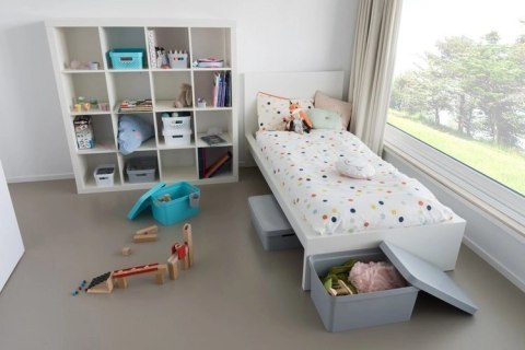 Curver Infinity Pojemnik Z Przykrywką Szary 45l