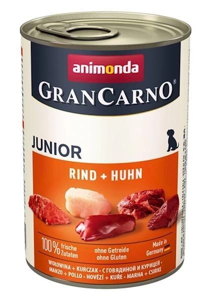 Animonda GranCarno Junior Wołowina + Kurczak 400g
