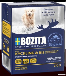 BOZITA Dog Kurczak I Ryż W Galarecie 370g
