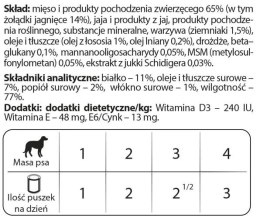 Dolina Noteci Premium Dla Psów Małych Ras Junior Bogata W Żołądki Jagnięce 185g