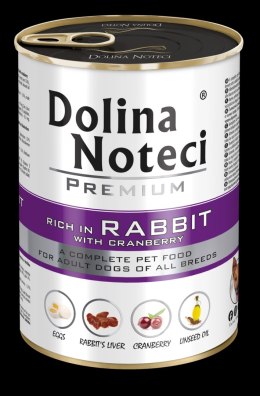 Dolina Noteci Premium Królik Z Żurawiną 400g