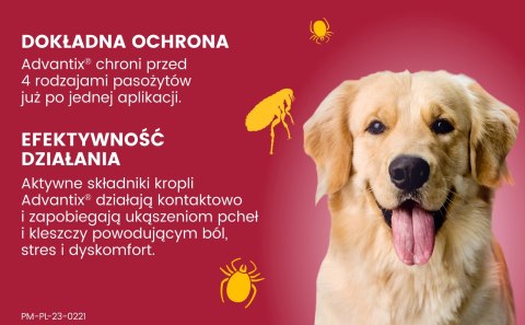 Bayer Advantix Krople Na Kleszcze I Pchły 4ml