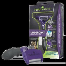 FURMINATOR Narzędzie Do Wyczesywania Podszerstka Dla Długowłosych Kotów Średnich I Dużych Ras