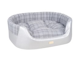 AMIPLAY Legowisko Elipsa Venus Srebrne L