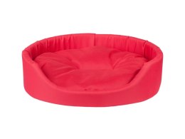 AMIPLAY Legowisko Owalne Basic Czerwone L