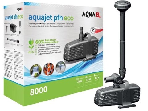 AQUAEL Pompa Fontannowa Pfn 8000 Eco 52W 7500 l/h