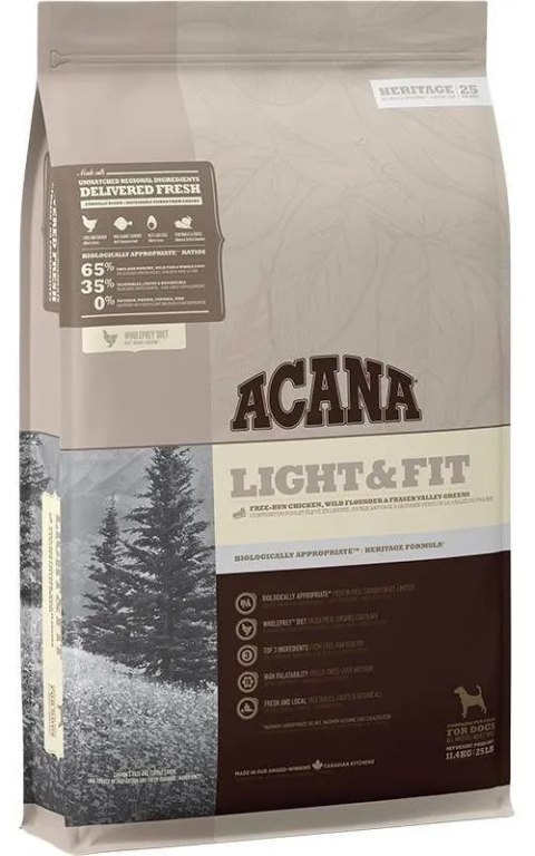 Acana Heritage Light & Fit Dog 11,4kg