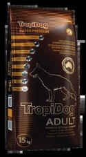 Tropidog Super Premium Adult Medium & Large Breed Jagnięcina Z Ryżem 15kg