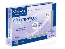 EFFIPRO Spot-On pies M 10-20 kg (pipeta 4 x 1,34ml)